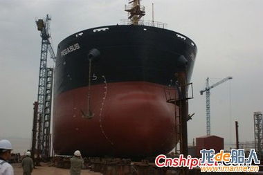 韩通船舶57000dwt散货轮ht098下水