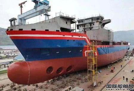 原来是这家停产多年的船厂 这艘全球最大远洋通信海缆铺设船下水